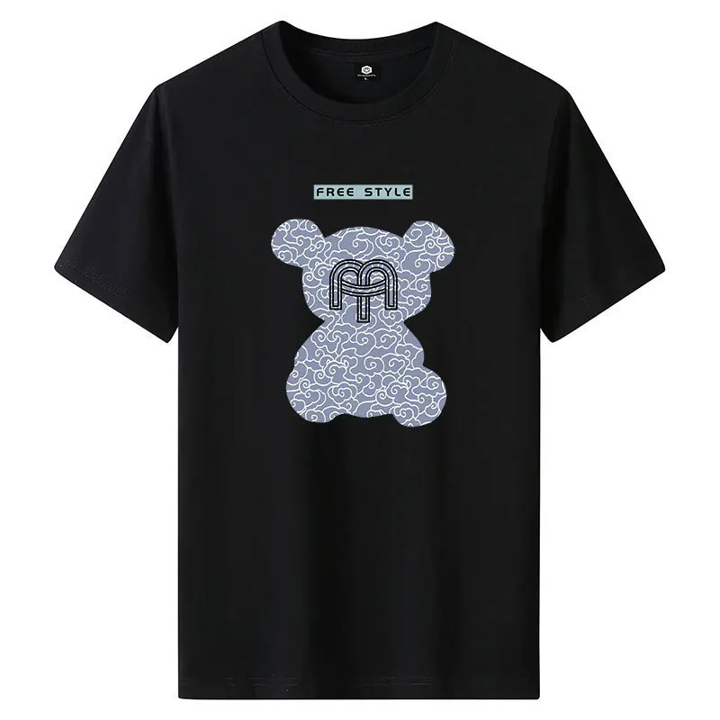 

2023 NEW Happy Expression 100% Cotton Men T Shirt Hip-Hop Cotton T-shirt O-neck Summer Male Causal Tshirts Fashion Loose Tees