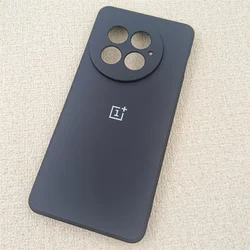 Premium Ultra - Thin Silicone Protective Phone Case with Logo - High Quality TPU Back Shell for OnePlus 13 (Black)
