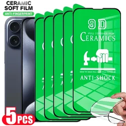 5-Pack HD Soft Ceramic Screen Protectors - Universal Fit for HD Soft Ceramic Film (For iPhone XS Max)
