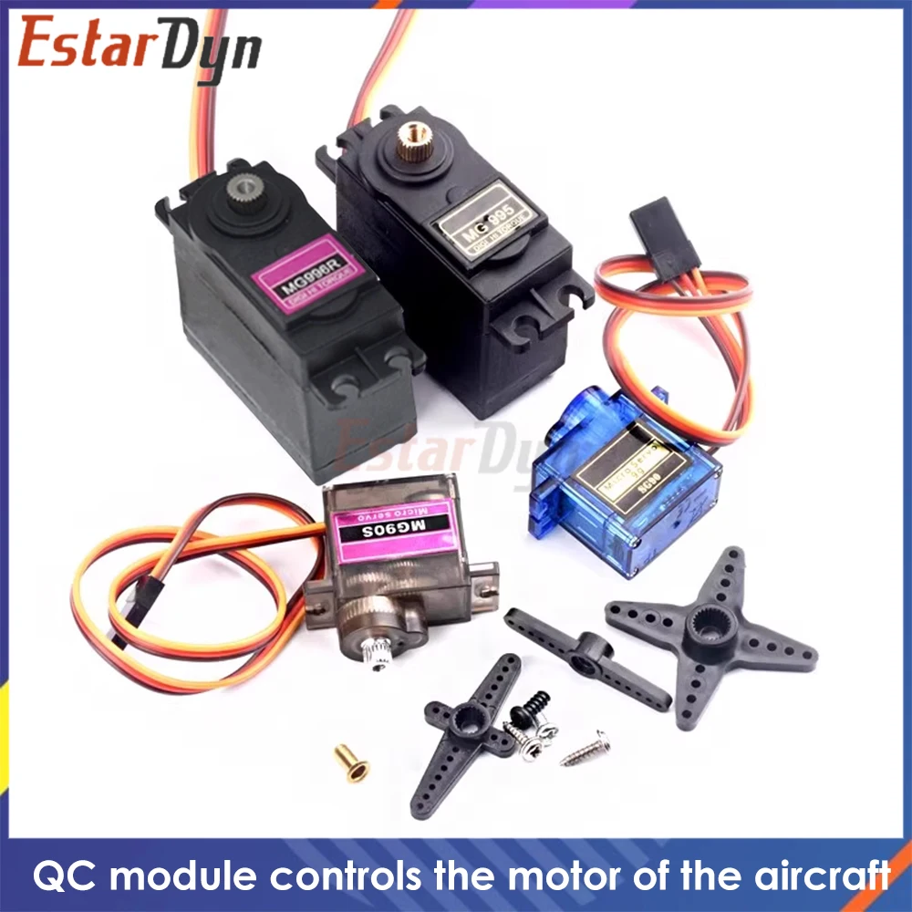 High-Torque Metal Gear Servo Motor for RC Models and Robotics