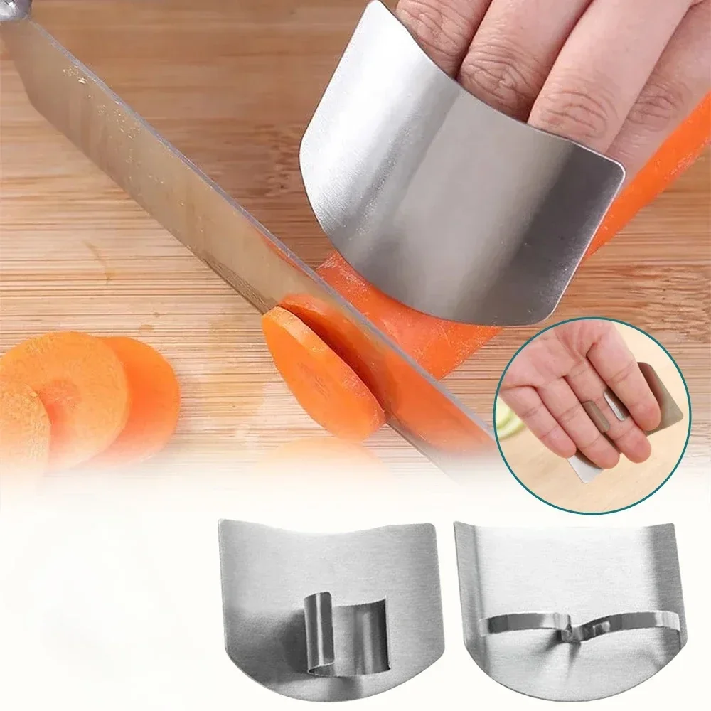 Vegetable Chopper Hand Guard Stainless Steel Finger Guard Safety Vegetable Cutter Hand Tool Kitchen Cut Finger Protector T