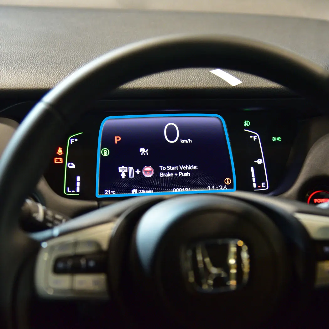 

Car instrument panel Protective Film For Honda Jazz HEV 2021 2022 LCD screen Tempered glass protective film accessories