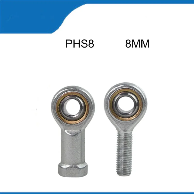 

Sell Hot High Quality Corrosion Resist PHS8 8MM 2PCS Metric Fish Eye Rod Ends Bearing Female Thread Ball Joint Right Hand