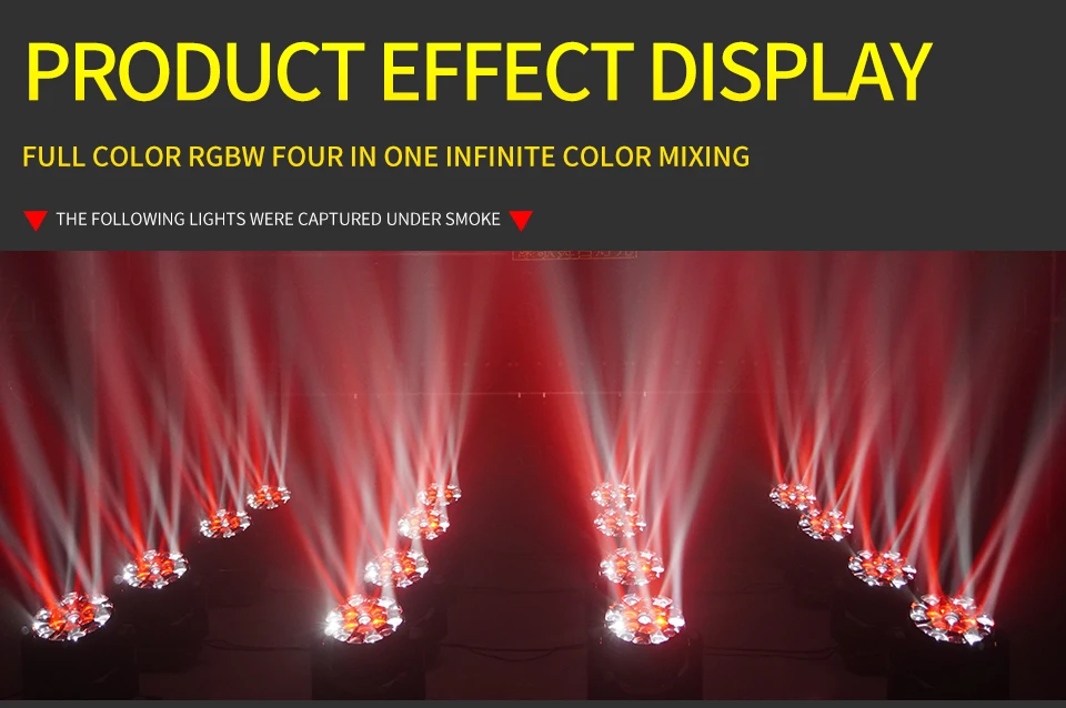 19x40W Bee Eyes RGBW 4in1 Zoom Wash Moving Head Light Led Wash Beam Moving Head