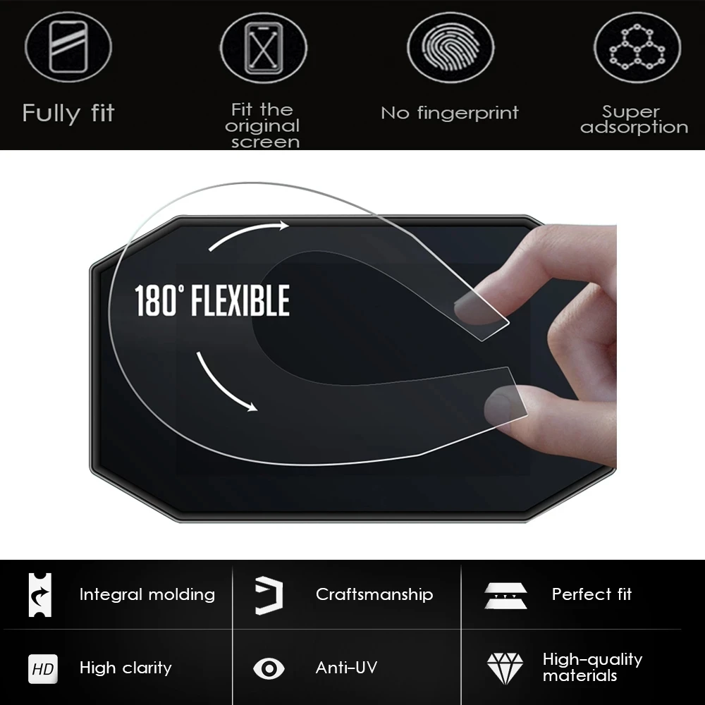 DS900X Motorcycle Scratch Cluster Screen Dashboard Protection Instrument Film For Loncin VOGE Valico DS 900X Protective Film motorcycle screen protector