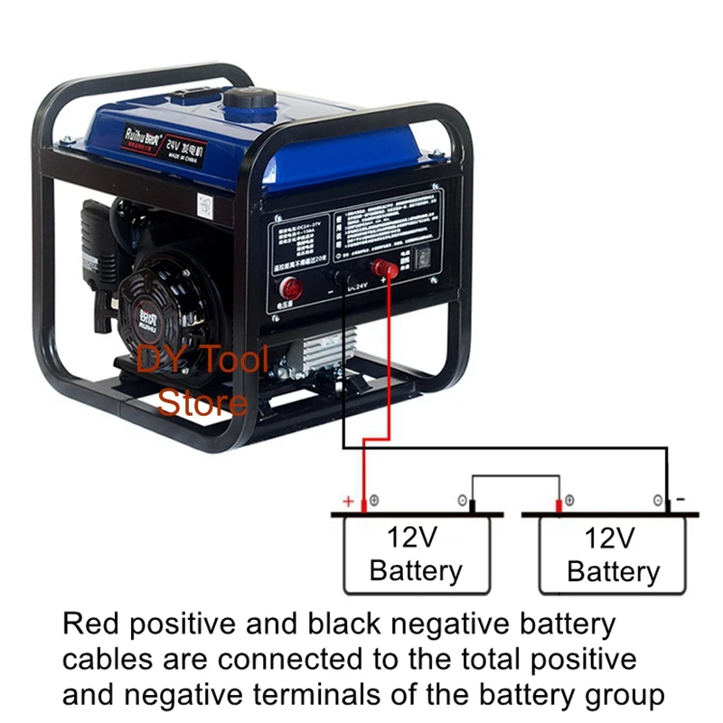 24V diesel generator 24V DC generator Parking air conditioning diesel generator 24V battery charger