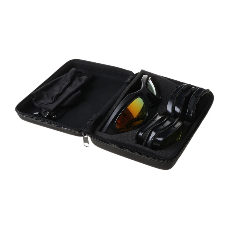 

D7WD Windproof Polarized Motorcycle Lens for Sun Glasses Riding Cycling Sports