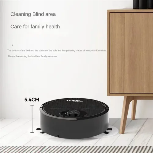 가정용 스마트 진공 청소기 청소 로봇, 미니 지능형 USB 충전, 드래그 흡입, 올인원 기계 빗자루, 먼지통 4