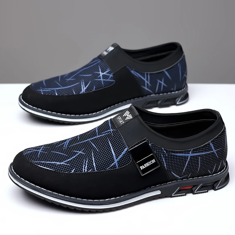 

Business Casual Shoes for Men Male Office Business Dress Outdoor Casual Shoes Mesh Lightweight Man Vulcanized Work loafers