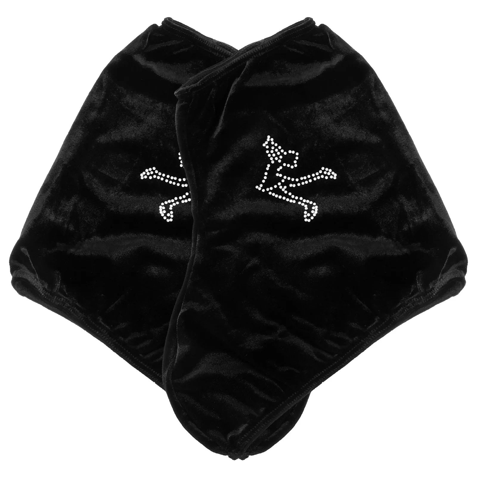 Professional Figure Skating Shoe Covers Korean Velvet Elastic Roller Skate for Men and Women 1 Pair skating shoe covers