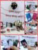 New 1/6 Christmas Gift （Scale Greeting cards, posters, postcards, bags, small gift boxes，banner）for  Dollhouse dolls Accessories 1