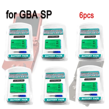 6/8/10PCS 850mah 3.7V batteria al litio ricaricabile 850mAh per Nintendo GBASP GameBoy Advance GBA SP