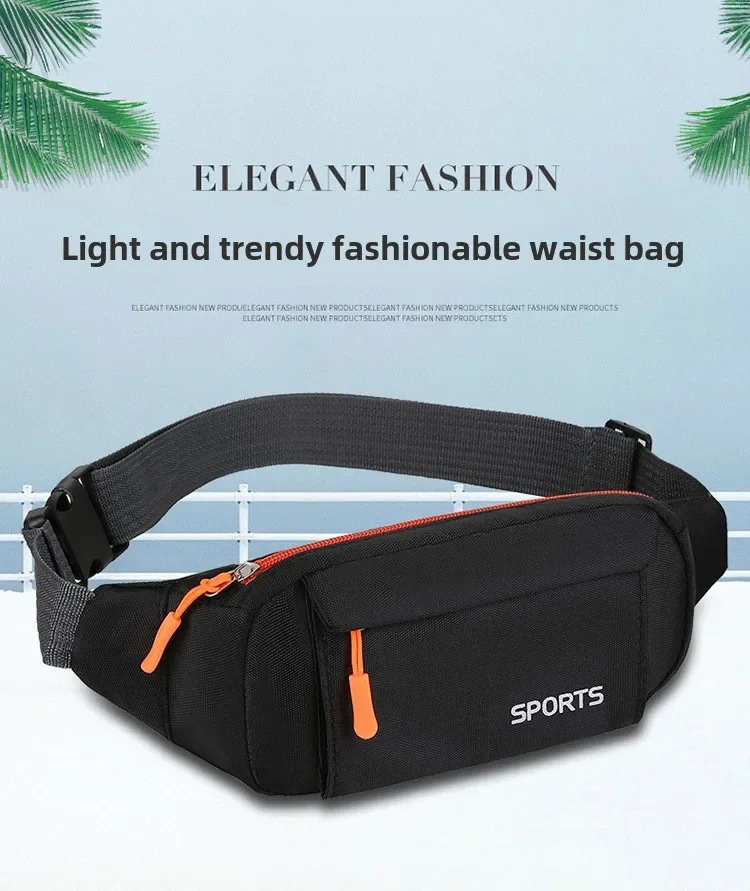 Outdoor Fitness tragbare Umhängetasche wasserdichte Outdoor-Sporttasche Canvas-Beutel Hüfttasche Fanny-Beutel Umhängetasche männliche BananaBag – Detail 1