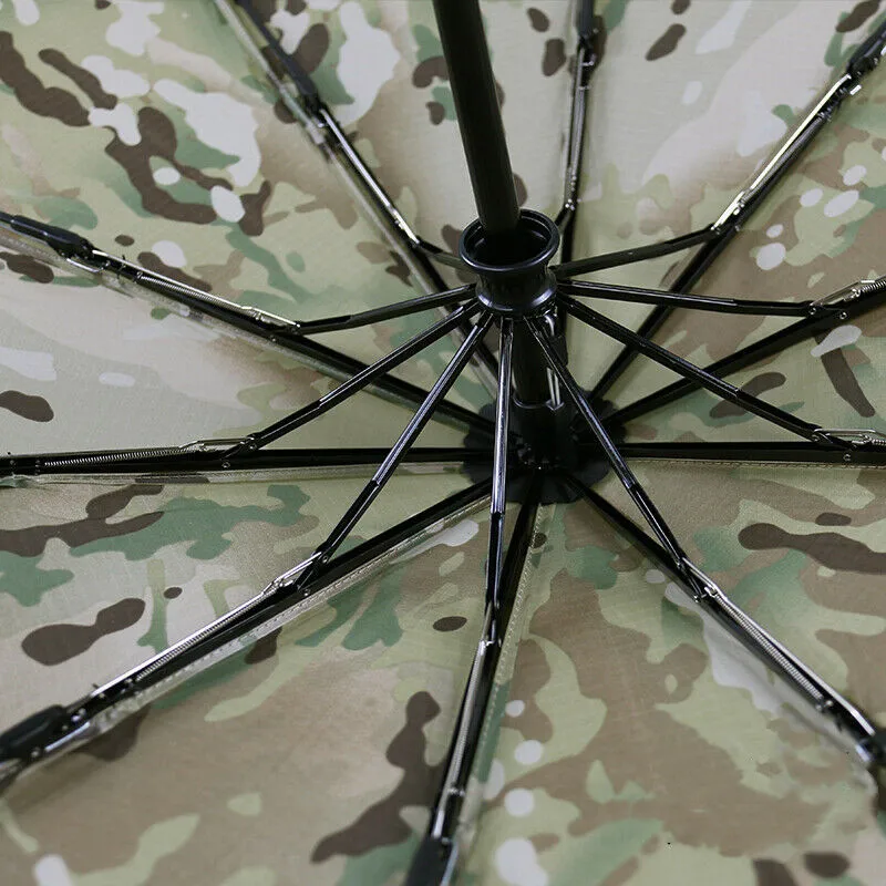 Multicam MC Tiger Stripe Camouflage Automatic Umbrella Desert Digital Night Camo Folding Umbrella Men Women Army Fans Gift