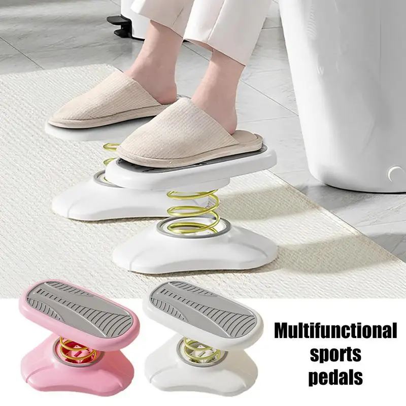 

Exercise Pedals While Sitting Foot Stool With Spring Comfortable Pedal Exerciser Multifunctional Stable Anti-Slip Foot Rest Desk