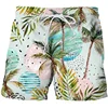 Parrot Palm Cocoanut Tree Beach Shorts Men Summer Short Pants 3D Flora Printed Board Trunks Swimsuit Woman 2023 homme Ice Shorts 1