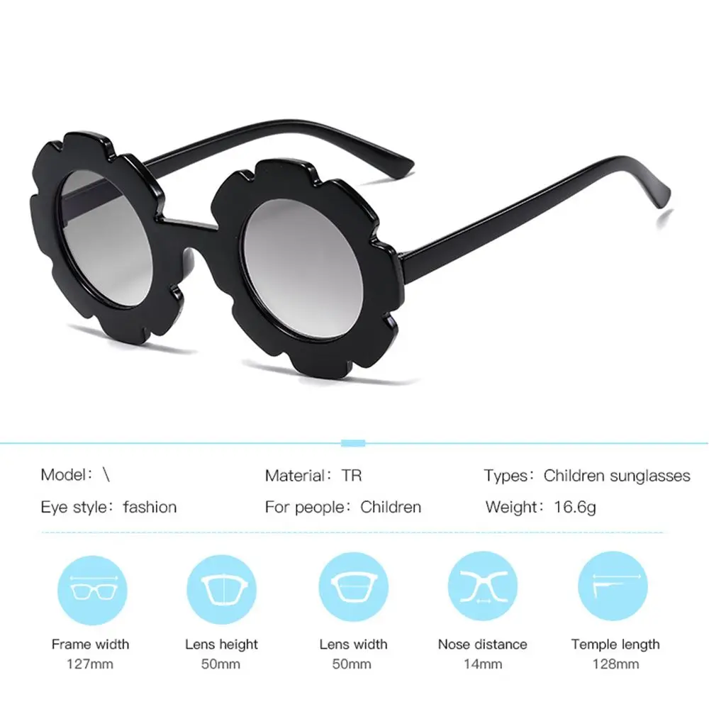 2023 Vintage Kids Sunglasses Child Sun Glasses Round Flower Baby Children UV400 Sport Sunglasses Girls Boys Fashion_voghion.com