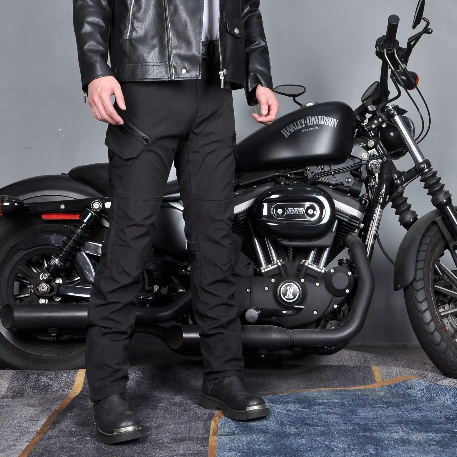 레트로 오토바이 바지 선물 벨트 모토 라이딩 바지 야외 여행 추락 방지 바지 방풍 오토바이 바지