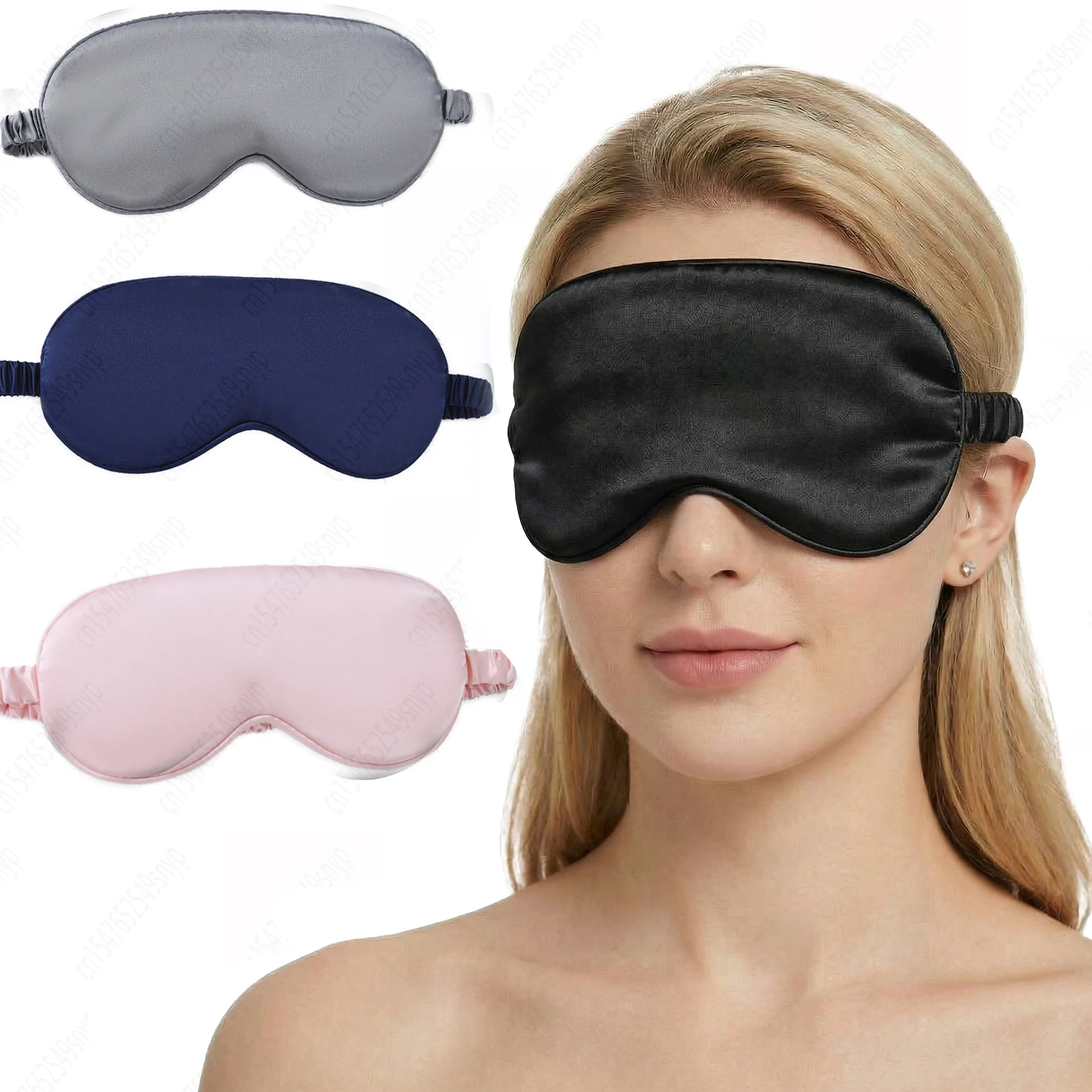 Luxurious Soft Silk Sleep Mask - Ultimate Comfort and Complete Darkness