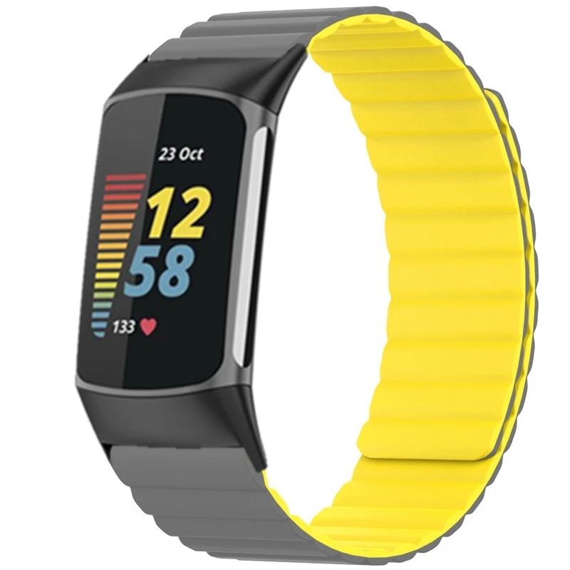 Magnetic Silicone Wristband Strap