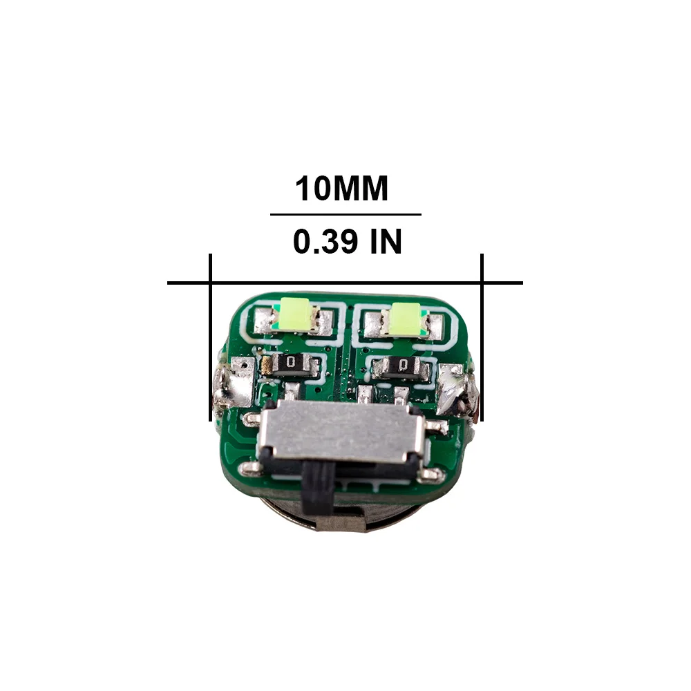 스위치가 있는 듀얼 LED 조명, DIY 모델 제작/건담/인형의 집 장식/디오라마/미니어처 풍경용 무선 램프 (배터리 포함)