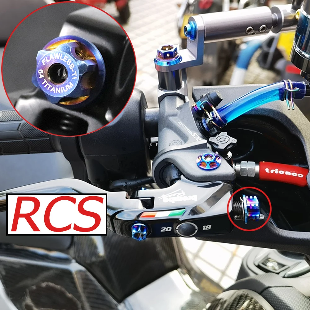 Alavanca de Freio de Titânio Botão de Ajuste para Brembo Rcs Corsa Corta Rcs Flawlestar-gr5