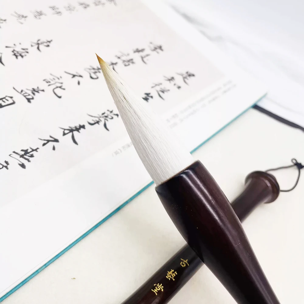전문가용 대형 서예붓 ? 낭양겸호 (승냥이털+양털 혼합), 춘첩 대자 및 현판 제액 전용, 해서와 행서에 최적화된 고급 붓, 한국화와 캘리그라피 가능, 예술용품 고급 종이 상자 포장 (1본)