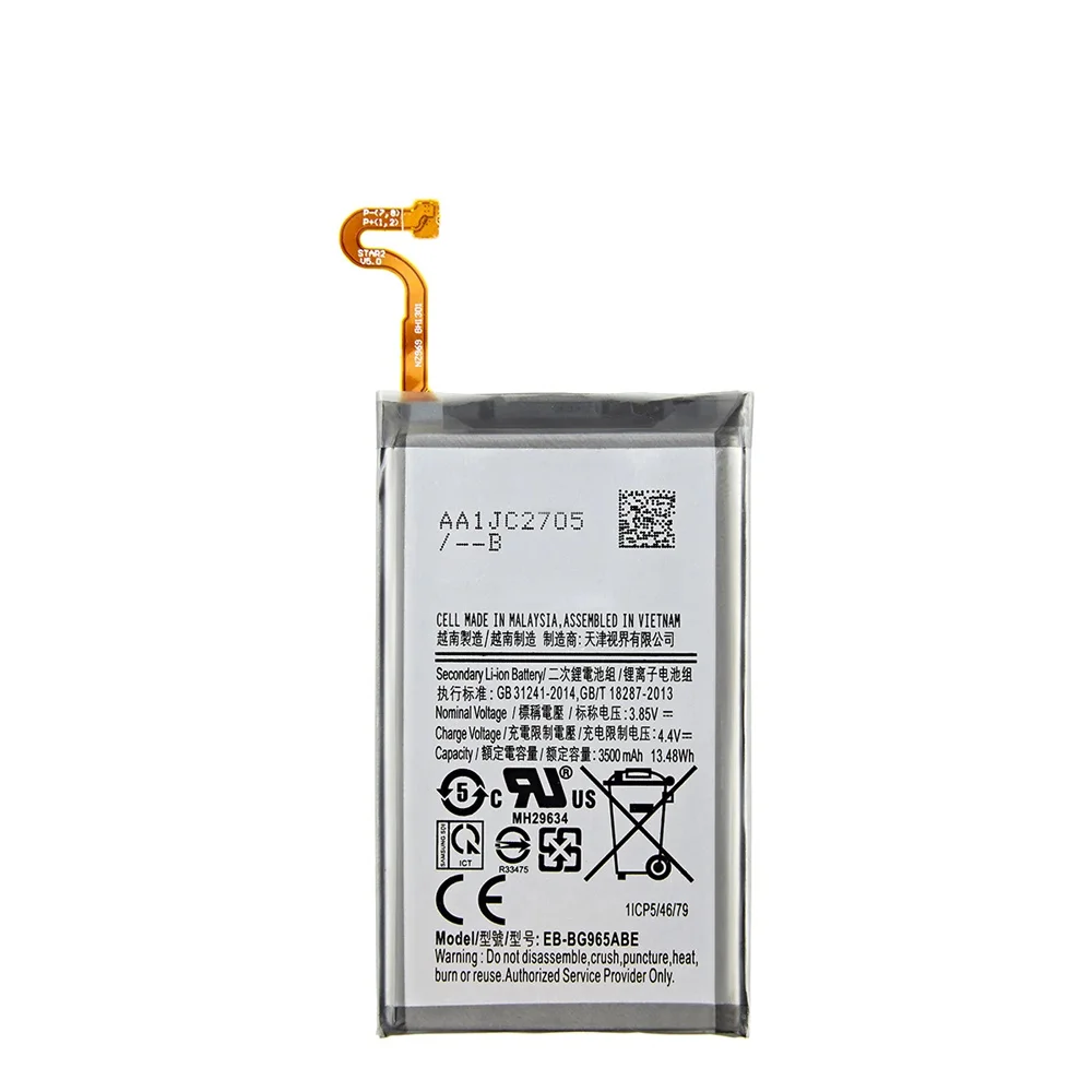 Genuine Mobile Phone Battery 3500Mah For Samsung GALAXY S9 Plus S9plus G9650 S9+ G965F EB-BG965ABE Batteries+Tools - 3