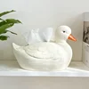 Cartoon Cute Psyduck Tissue Box Storage Box Paper Box Living Room Tea Table Decoration Creative Household Ornament 5
