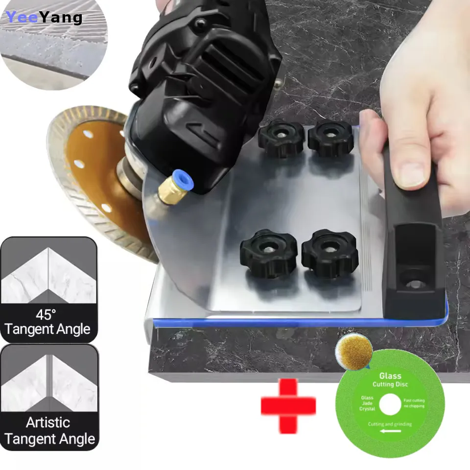 Cutting tiles 45 degree Tile Edge polishing Angle Grinder Stand For Tile 45 Chamfer Tiles Tool cutting tool