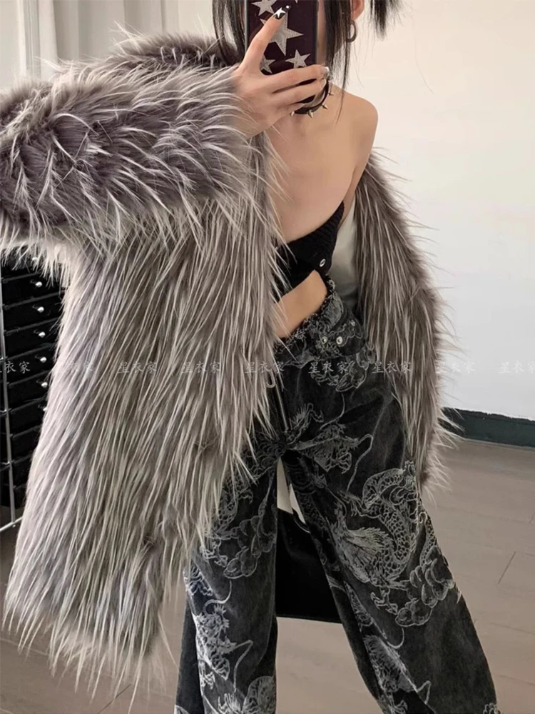 Women Black Gothic Dragon Print Jeans Baggy Vintage Aesthetic Cowboy Pants Harajuku Denim Trousers Y2k Trashy 2000s Clothes 2024 4