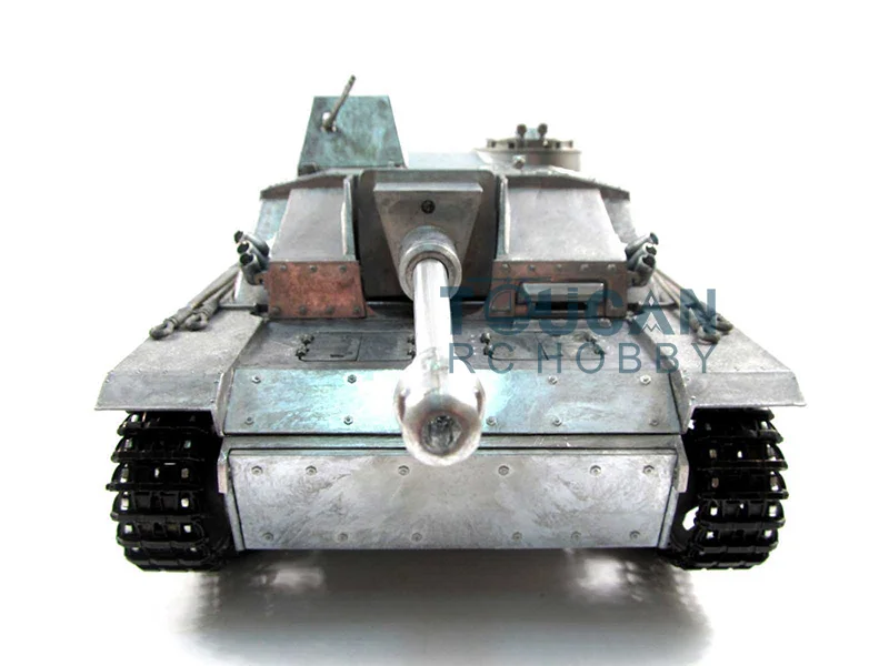 Metal Model Mato 1/16 Scale Stug III KIT RTR RC Tank Infrare Barrel Recoil Metal Color 1226 Toys TH00665 6