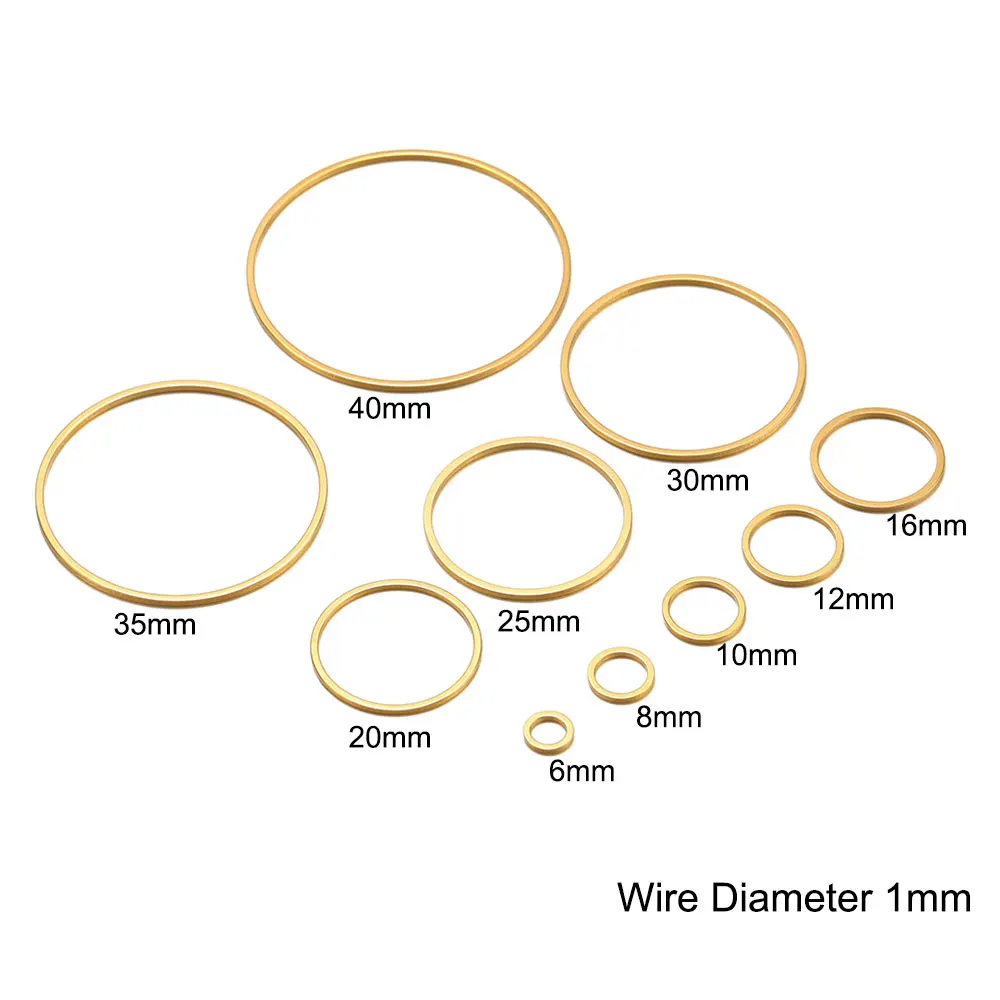 20 Stück flache Lünetten aus Edelstahl, hohle Anhänger, Kreise, Charm-Ohrringe, Ringe, Drahtreifen, Anhänger für DIY-Halsketten-Schmuckherstellung – Detail 2
