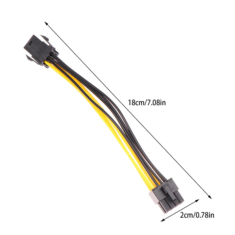 Powered Adapter 6pin To 8pin PCI-e 6-pin Male To 8-pin Female Converter For 8pin GPU Video Card wiring connector wire connectors