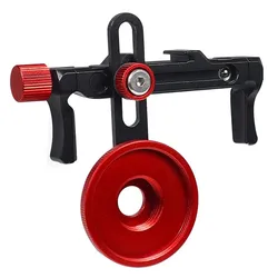 Universal Aluminum Phone Filter Mount with 37mm Clip and Cold Shoe Adapter for Microphone and LED Extension (37mm 17mm Set)