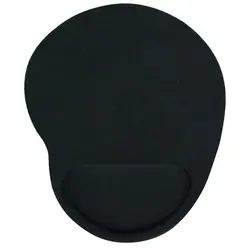 Ergonomic Silicone Wrist Rest Mouse Pad - Non-Slip Comfort for Gaming and Office Use (Black)