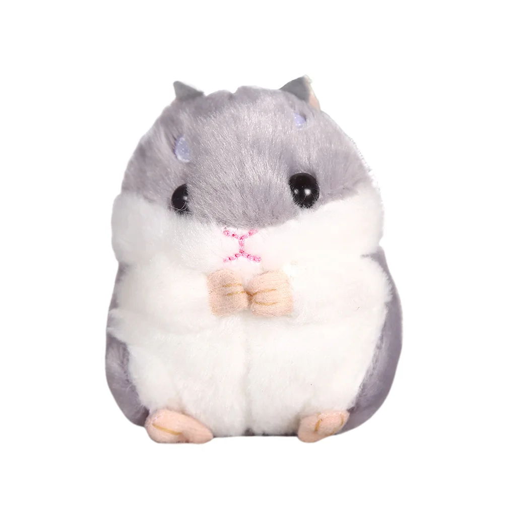

Hamster Plush Keychain Stuffed Animals Keyring Charm Handbag Pendant Backpack Handbag Charms Gifts for Christmas New Year Party
