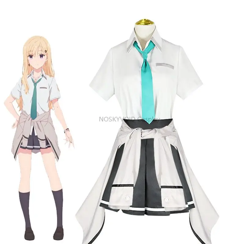 

2024 Anime Ayase Saki Cosplay JK Uniform Skirt Sets Days With My Stepsister Schoolgirl School Uniforms Comic-con Party Costumes