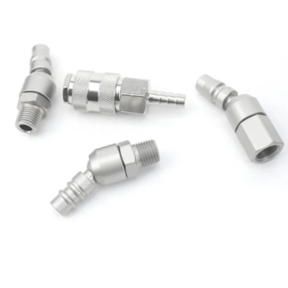 Universal Spray Gun Connector 360 Quick Connections European Style Quick Coupling Male Air Hose Coupler Air Fitting