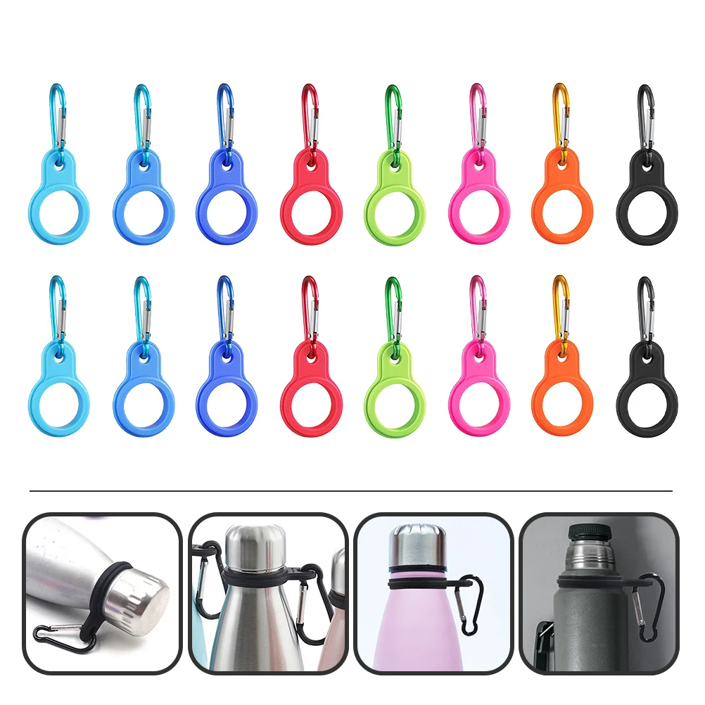 

16 Pcs Mountaineering Bottle Clip Car Accessory Water Buckle Clips Travel Rucksack