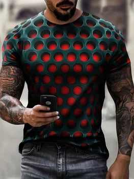 Men’s 3D Print Graphic Tee 1