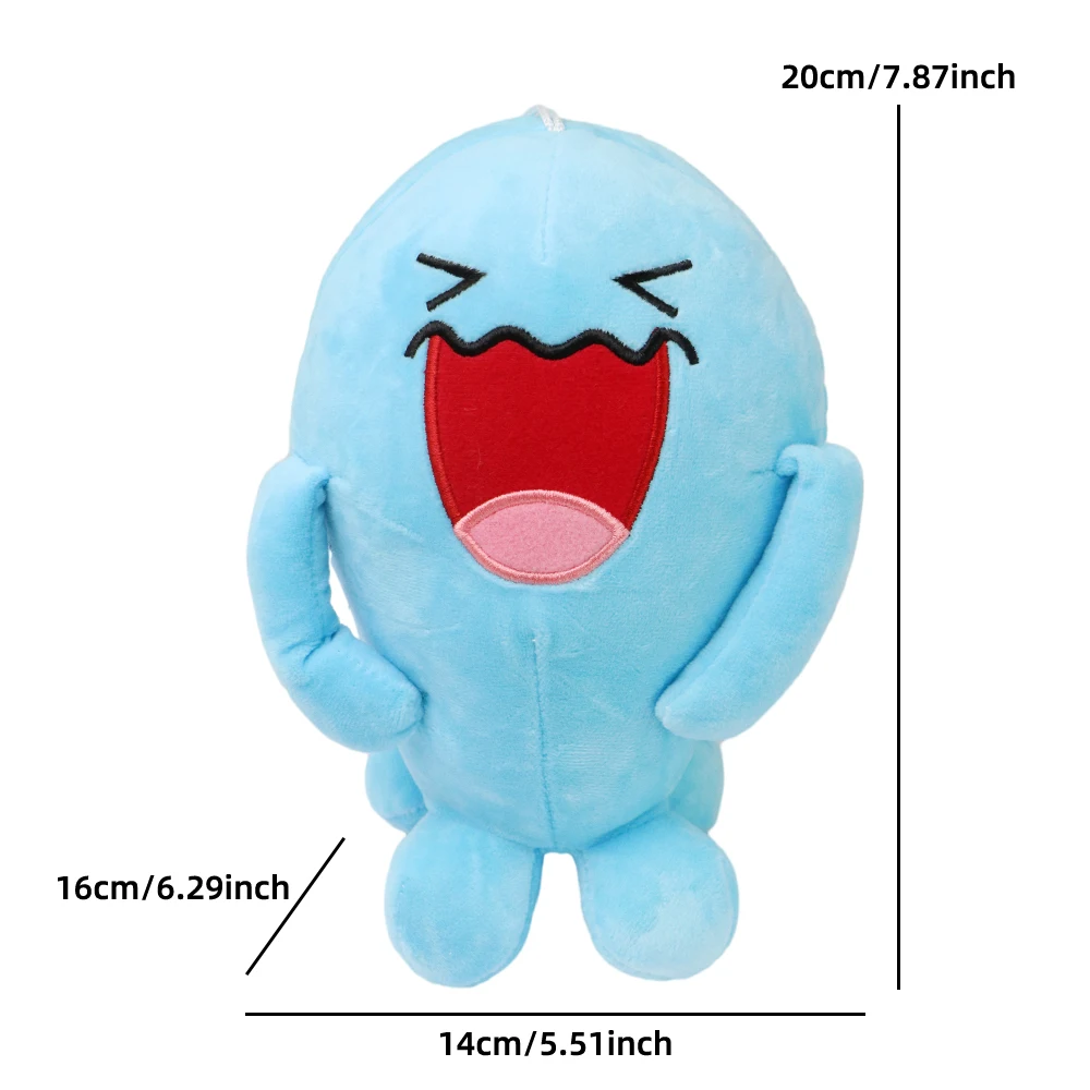 Psyduck Wobbuffet Scorbunny Meowth Mewtwo Mew Piplup Chikorita Pidgeotto Plush Toys Game for Collectible Gift,Soft Plushies - 4