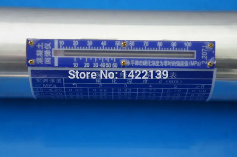 ZC3-A Concrete Test Hammer | Schmidt Rebound Hammer Tester Cement Surface Strength Resiliometer for Building Inspection detail image 10
