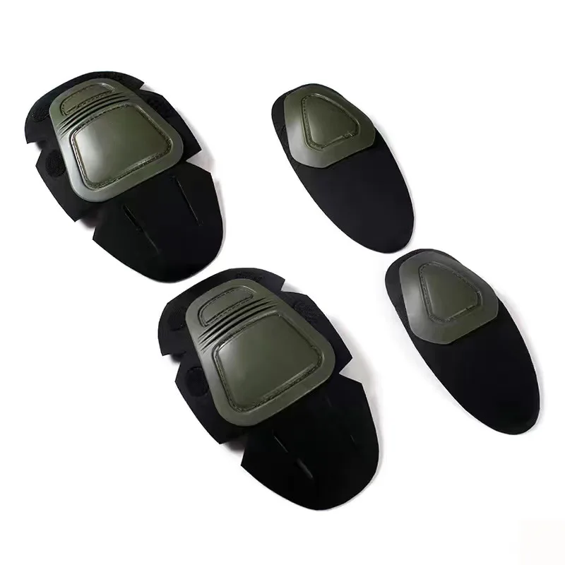 

4Pcs/Set Military Tactical g2 g3 Frog Suit Knee Pads & Elbow Support Paintball Airsoft Kneepad Interpolated Leg Protection