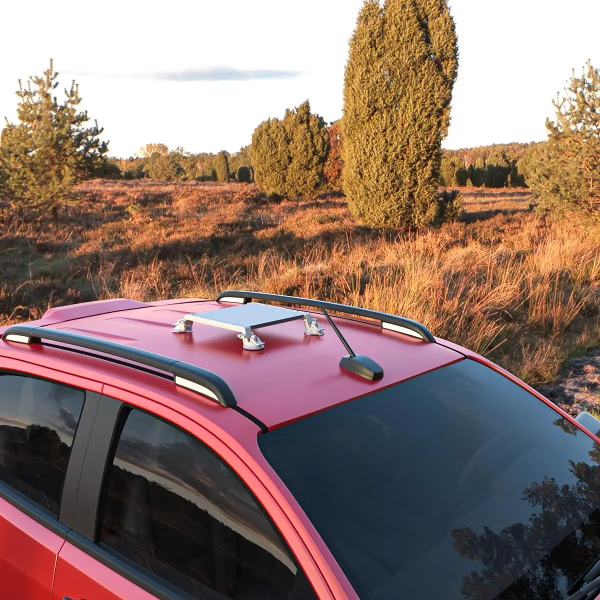 스타링크 미니 마운트용 흡착컵 4개와 브래킷 2개, RV, 보트, 유리 지붕용 차량 선루프 흡착 마운팅 브래킷