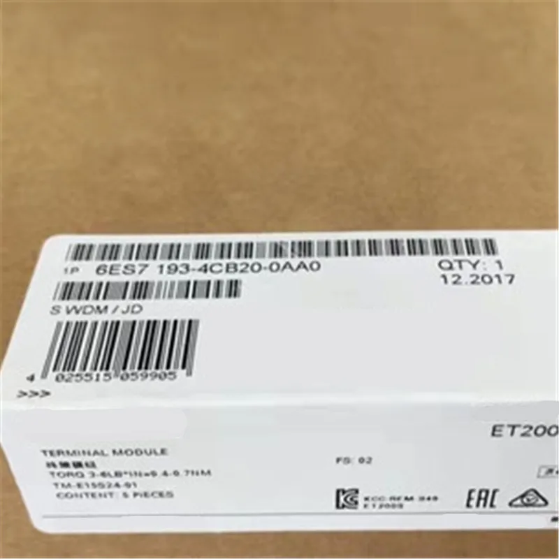 

Новый 6ES7193-4CB20-0AA0