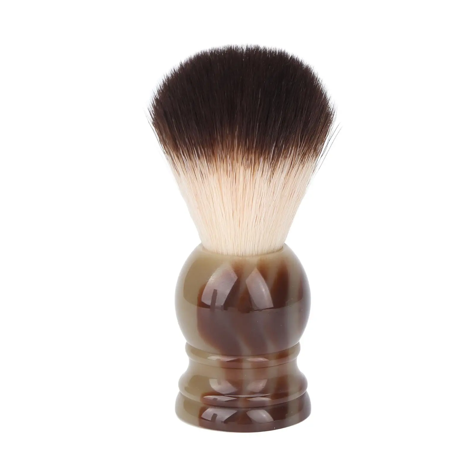 Portable Stylish Resin Handle Beard Shaving Brush-Ergonomic Design for home and Travel