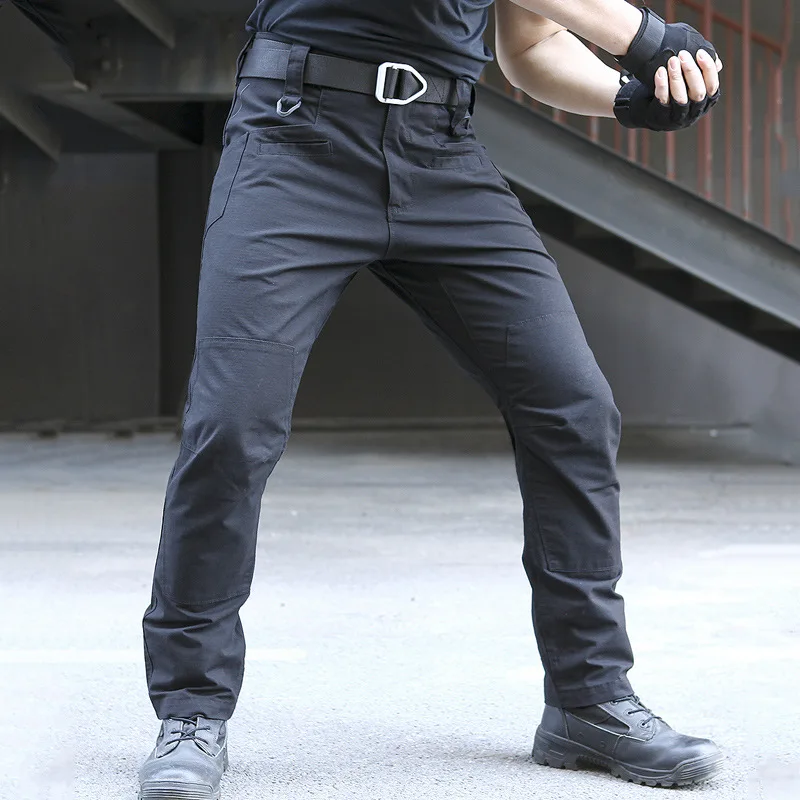 Excellent Quality Outdoor Pants Mens Commuter Overalls Running Hiking Camping Waterproof Wear-resistant Mountaineering Pants.