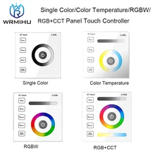 

DC12-24V Touch Panel Controller Mobile Phone Bluetooth-Compatible Network APP Control Single Color CCT RGBW RGB+CCT LED Strip