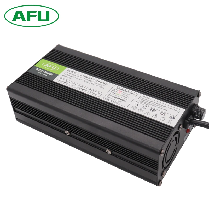 2ポート急速充電器：UC18YDML 71.4V 10A 充電器 17S 62.9V リチウムイオン電池スマート充電器リチウム電池充電器 (Color : Gasket,